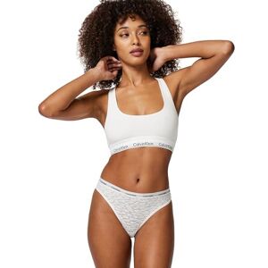 Calvin Klein Women’s High Leg Lace Thong, White (White), 3XL Calvin Klein Women’s High Leg Lace Thong, White (White), 3XL