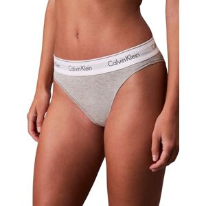Calvin Klein Women’s High Leg Briefs with Logo Waistband, Grey (Grey Heather), M Calvin Klein Women’s High Leg Briefs with Logo Waistband, Grey (Grey Heather), M