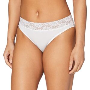 DIM Women's Midi Cotton Feminine Brief x2 White L DIM Women's Midi Cotton Feminine Brief x2 White L