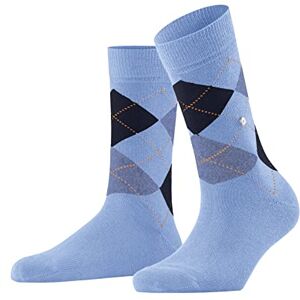 Burlington Women's Queen W So Cotton Patterned 1 Pair Socks, Blue Light 6541-O, 7-10.5 Burlington Women's Queen W So Cotton Patterned 1 Pair Socks, Blue Light 6541-O, 7-10.5