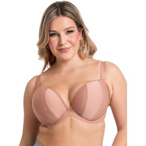 Curvy Kate Superhero Multiway Padded Plunge Bra Latte 32D Curvy Kate Superhero Multiway Padded Plunge Bra Latte 32D