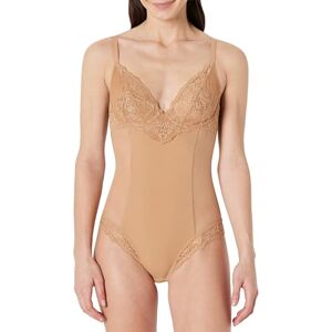 Amazon Essentials Women's Stretch Galloon Lace Wired Bodysuit, Washed Bronze, 38D Amazon Essentials Women's Stretch Galloon Lace Wired Bodysuit, Washed Bronze, 38D