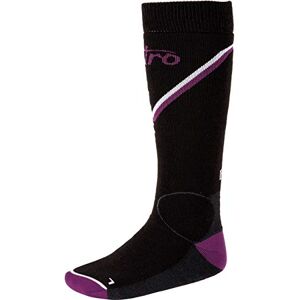 NITRO L1 Premium Goods Monarch Socks Women's Snow Socks Black/Grey/PURP/Wht, S NITRO L1 Premium Goods Monarch Socks Women's Snow Socks Black/Grey/PURP/Wht, S