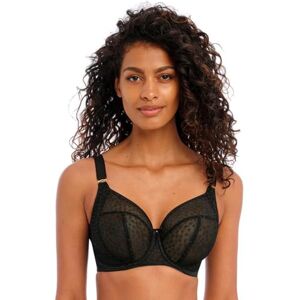 Freya Women's Starlight Underwire Side Support Bra Demi, Semi-Sheer, Black, 32E Freya Women's Starlight Underwire Side Support Bra Demi, Semi-Sheer, Black, 32E