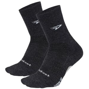 Defeet Woolie Boolie Merino Wool Socks for Men and Women,2 Pairs per Pack – 6IN Crew, Athletic, Thermal for Cold Weather, Winter Hiking, Running, Cycling, Cushion, Made in USA Defeet Woolie Boolie Merino Wool Socks for Men and Women,2 Pairs per Pack – 6IN Crew, Athletic, Thermal for Cold Weather, Winter Hiking, Running, Cycling, Cushion, Made in USA