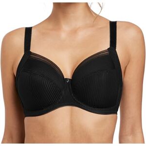 Fantasie Women's Fusion Underwire Side Support Bra Full Coverage, Sheer, Black, 34FF Fantasie Women's Fusion Underwire Side Support Bra Full Coverage, Sheer, Black, 34FF