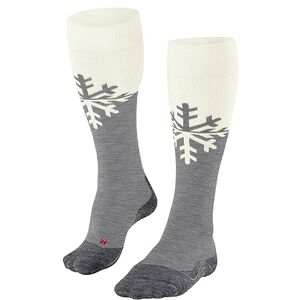 FALKE Women's SK2 Intermediate W KH Wool Warm Thick 1 Pair Skiing Socks, Grey (Light Grey 3400), 2.5-3.5 FALKE Women's SK2 Intermediate W KH Wool Warm Thick 1 Pair Skiing Socks, Grey (Light Grey 3400), 2.5-3.5