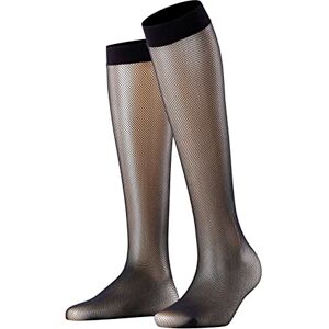FALKE Women's Net W Kh Sheer Patterned 1 Pair Knee-High Socks, Black 3009, 5.5-8 FALKE Women's Net W Kh Sheer Patterned 1 Pair Knee-High Socks, Black 3009, 5.5-8