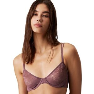 Calvin Klein Women's Unlined Demi-Cup Bra with Underwire, Pink (Keepsake Rose), 40B Calvin Klein Women's Unlined Demi-Cup Bra with Underwire, Pink (Keepsake Rose), 40B