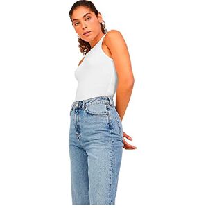 JJXX Jack & Jones Women's JXIVY Tight SL Oneck Dream Body Bodysuit, Bright White/Print:Tonal Print, S JJXX Jack & Jones Women's JXIVY Tight SL Oneck Dream Body Bodysuit, Bright White/Print:Tonal Print, S