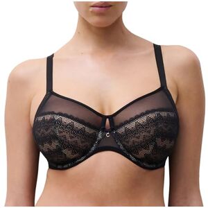 Chantelle Women's, REVELE MOI, Very Covering Underwired Bra, Women's lingerie, Black (Black 11), 38DD Chantelle Women's, REVELE MOI, Very Covering Underwired Bra, Women's lingerie, Black (Black 11), 38DD