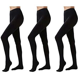 FM London (3-Pack) 100 Denier Black Tights for Women Comfort Stretch Fit Women's Tights Suitable for All Occasions Durable, Supportive, Thick Tights FM London (3-Pack) 100 Denier Black Tights for Women Comfort Stretch Fit Women's Tights Suitable for All Occasions Durable, Supportive, Thick Tights