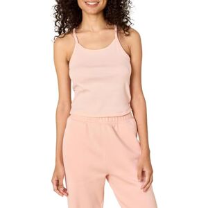 Amazon Essentials x Sofia Grainge Women's Micro-Ribbed Cropped Camisole, Pink, L Amazon Essentials x Sofia Grainge Women's Micro-Ribbed Cropped Camisole, Pink, L