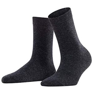 FALKE Women's Cosy Wool W So Viscose Cashmere Plain 1 Pair Socks, Grey Anthracite Melange 3089-O, 5.5-8 FALKE Women's Cosy Wool W So Viscose Cashmere Plain 1 Pair Socks, Grey Anthracite Melange 3089-O, 5.5-8