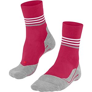 FALKE Women's RU4 Endurance W So Cotton Anti-Blister 1 Pair Running Socks, Red Rose 8564, 5.5-6.5 FALKE Women's RU4 Endurance W So Cotton Anti-Blister 1 Pair Running Socks, Red Rose 8564, 5.5-6.5