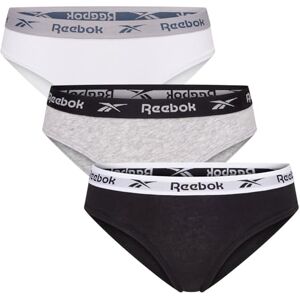 Reebok Carina Cotton Knickers For Women Multipack Pack of 3 Multipack Womens Underwear In Black, Grey And White Comfortable And Breathable Every Day Womens Pants Reebok Carina Cotton Knickers For Women Multipack Pack of 3 Multipack Womens Underwear In Black, Grey And White Comfortable And Breathable Every Day Womens Pants