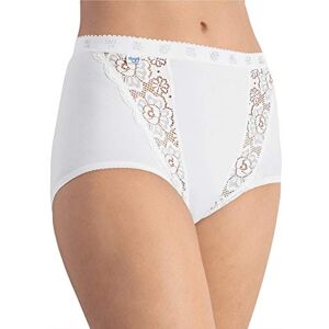 Sloggi Women's Chic Maxi Brief , White White, 26 (Manufacturer Size: 54) Pack of 4 Sloggi Women's Chic Maxi Brief , White White, 26 (Manufacturer Size: 54) Pack of 4