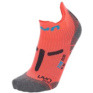 UYN S100224 RUN 2IN Socks Women's Fluo Coral/Anthracite 40 UYN S100224 RUN 2IN Socks Women's Fluo Coral/Anthracite 40