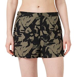 Calvin Klein Women Pyjama Bottoms Short, Green (Blurswirls Greyolive), M Calvin Klein Women Pyjama Bottoms Short, Green (Blurswirls Greyolive), M