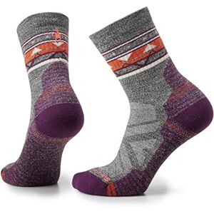 Smartwool Women's Hike Light Cushion Zig Zag Valley Mid Crew Socks, Ash-Charcoal, Small Smartwool Women's Hike Light Cushion Zig Zag Valley Mid Crew Socks, Ash-Charcoal, Small