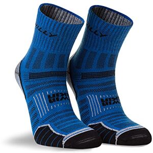 Hilly Unisex Twin Skin Anklet Min Cushioning, Running Sock, Magenta/Grey Marl, S UK Hilly Unisex Twin Skin Anklet Min Cushioning, Running Sock, Magenta/Grey Marl, S UK