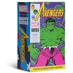 Happy Socks Unisex P003594, Marvel Avengers 3 Piece Gift Set, 36-40 UK Happy Socks Unisex P003594, Marvel Avengers 3 Piece Gift Set, 36-40 UK