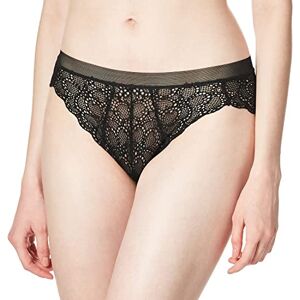 DKNY Women's Superior Lace Bikini Panty Style Underwear, Dark Black, M DKNY Women's Superior Lace Bikini Panty Style Underwear, Dark Black, M
