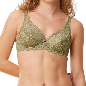 Triumph Women's Amourette W Bra, Martini Olive, 34B Triumph Women's Amourette W Bra, Martini Olive, 34B
