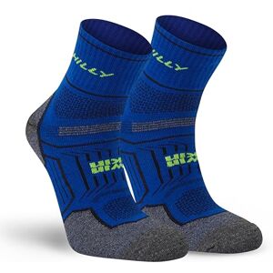 Hilly , Twin Skin, Anti Blister Anklet Med Cushioning, Cobalt/Grey Marl, S Hilly , Twin Skin, Anti Blister Anklet Med Cushioning, Cobalt/Grey Marl, S