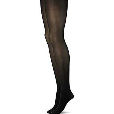 VERO MODA Womens 40 D Tights 2 Pack Black S-M VERO MODA Womens 40 D Tights 2 Pack Black S-M