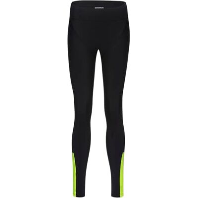 GORE Womens Swiftride Thermo Tights, L, Black/Neon Yellow EU GORE Womens Swiftride Thermo Tights, L, Black/Neon Yellow EU