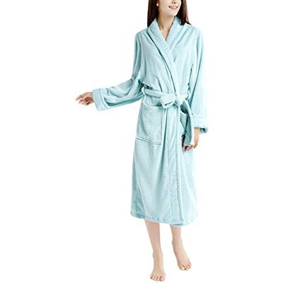 INK+IVY Women's Terrycloth Sherpa Soft Pajamas Sleepware-Ladies Kimono Bathrobe Loungeware with Pocket and Belt, Shawl Collar & Cuff Trim, Mint, S-M INK+IVY Women's Terrycloth Sherpa Soft Pajamas Sleepware-Ladies Kimono Bathrobe Loungeware with Pocket and Belt, Shawl Collar & Cuff Trim, Mint, S-M