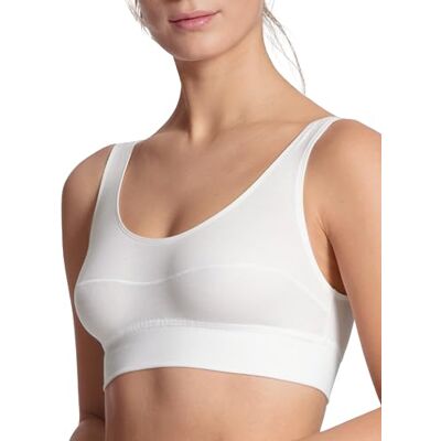 Calida Women's Bustier Elastic , White (White 001) , XS Calida Women's Bustier Elastic , White (White 001) , XS