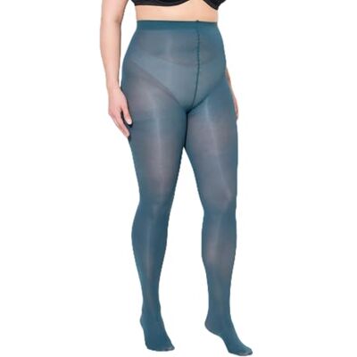Ulla Popken Women's Essential Mikrofaser-strumpfhose, 60 Den Tights, Dark Petrol, 44-46 Ulla Popken Women's Essential Mikrofaser-strumpfhose, 60 Den Tights, Dark Petrol, 44-46