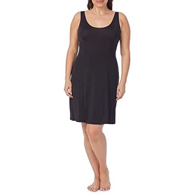 Jones New York Women's Silky Touch 38 Sleeveless Anti-Cling Full Slip, Black, XL Jones New York Women's Silky Touch 38 Sleeveless Anti-Cling Full Slip, Black, XL