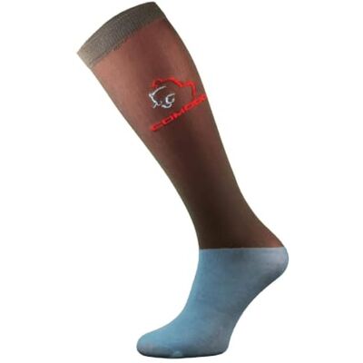 Comodo Microfibre Horse Riding Socks - Brown - Socks Comodo Microfibre Horse Riding Socks - Brown - Socks
