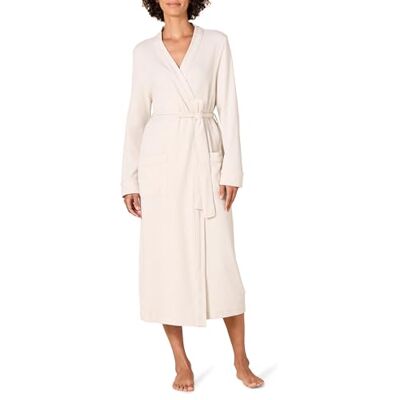 Amazon Essentials Women's Lightweight Waffle Full-Length Robe (Available in Plus Size), Beige, XS Amazon Essentials Women's Lightweight Waffle Full-Length Robe (Available in Plus Size), Beige, XS