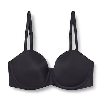 Calvin Klein Women’s Push Up Bra with Detachable Straps, Black (Black), 34DD Calvin Klein Women’s Push Up Bra with Detachable Straps, Black (Black), 34DD