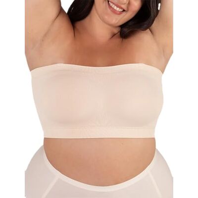 SHAPERMINT Convertible Strapless Bras for Women Bandeau Bra, Strapless Top SHAPERMINT Convertible Strapless Bras for Women Bandeau Bra, Strapless Top