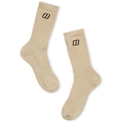 Berghaus Adult Unisex Everyday Socks, Light Grey, S-M Berghaus Adult Unisex Everyday Socks, Light Grey, S-M