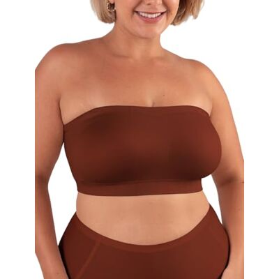 SHAPERMINT Convertible Strapless Bras for Women Bandeau Bra, Strapless Top SHAPERMINT Convertible Strapless Bras for Women Bandeau Bra, Strapless Top