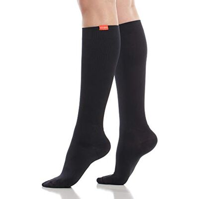 VIM&VIGR Cotton Graduated Compression Socks - Black - S/M VIM&VIGR Cotton Graduated Compression Socks - Black - S/M