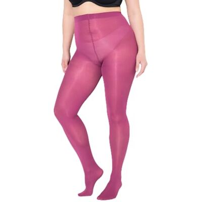 Ulla Popken 677767 Women's Large Sizes Plus Sizes Plus Size up to Size 60/62, Microfibre Tights, Warm & Breathable, 60 Denier, Many Colours, berry, 56-58 Ulla Popken 677767 Women's Large Sizes Plus Sizes Plus Size up to Size 60/62, Microfibre Tights, Warm & Breathable, 60 Denier, Many Colours, berry, 56-58