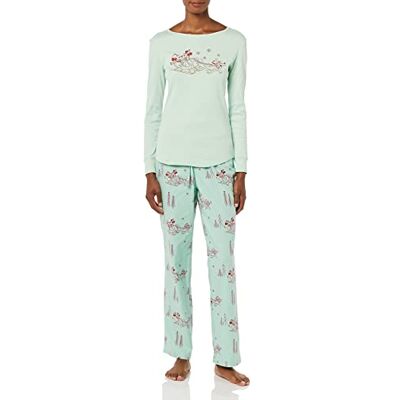 Amazon Essentials Disney Marvel Star Wars Women's Flannel Pyjama Sleep Sets, Mickey Winter Womens, XS Amazon Essentials Disney Marvel Star Wars Women's Flannel Pyjama Sleep Sets, Mickey Winter Womens, XS