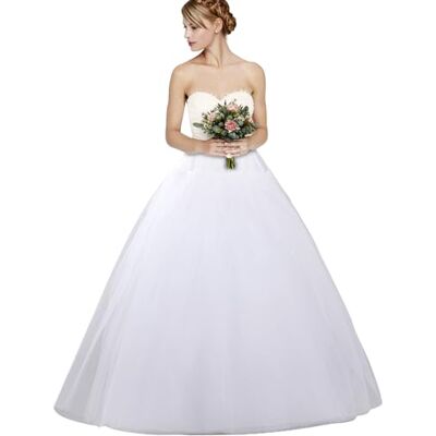 dgdgbaby Hoopless Petticoats Crinoline A-line Slips Underskirt for Bridal Gown Floor Length White, White, One Size dgdgbaby Hoopless Petticoats Crinoline A-line Slips Underskirt for Bridal Gown Floor Length White, White, One Size