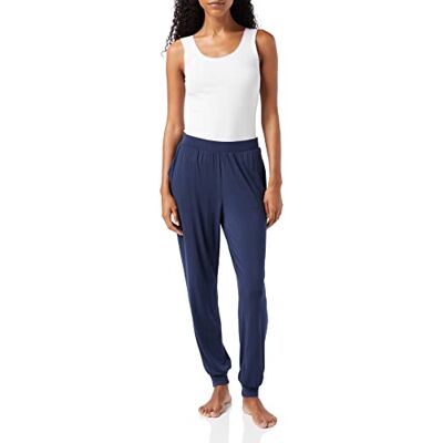 Amazon Essentials Women's Lightweight Knit Jersey Pyjama Bottoms, Jogger Lounge Sleep Wear with Pockets, Washed Navy, XL Amazon Essentials Women's Lightweight Knit Jersey Pyjama Bottoms, Jogger Lounge Sleep Wear with Pockets, Washed Navy, XL