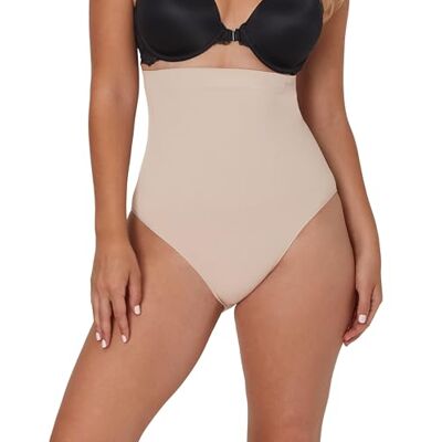 Maidenform Women's Seamless High Waist Shapewear, Soft & Lightweight Firm Control Shaping Brief, Evening Blush, XXL Maidenform Women's Seamless High Waist Shapewear, Soft & Lightweight Firm Control Shaping Brief, Evening Blush, XXL