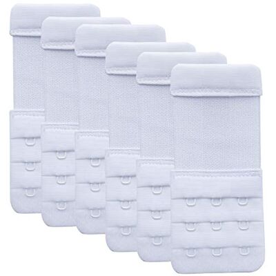 YARBAR Women's Bra Extender 3 Hook Soft and Comfortable Bra Extension Strap YARBAR Women's Bra Extender 3 Hook Soft and Comfortable Bra Extension Strap
