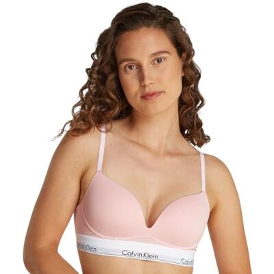 Calvin Klein Women’s Push Up Plunge Underwire Bra, Pink (Buff Pink), 30B Calvin Klein Women’s Push Up Plunge Underwire Bra, Pink (Buff Pink), 30B