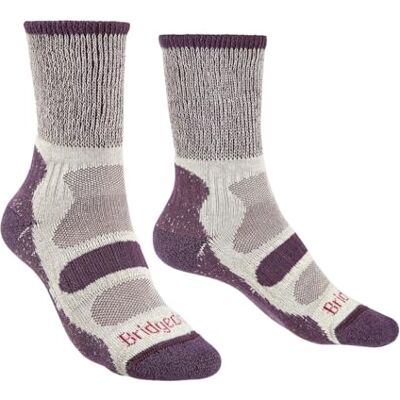 Bridgedale Womens 710616/350/Xl Socks, Plum, XL EU Bridgedale Womens 710616/350/Xl Socks, Plum, XL EU
